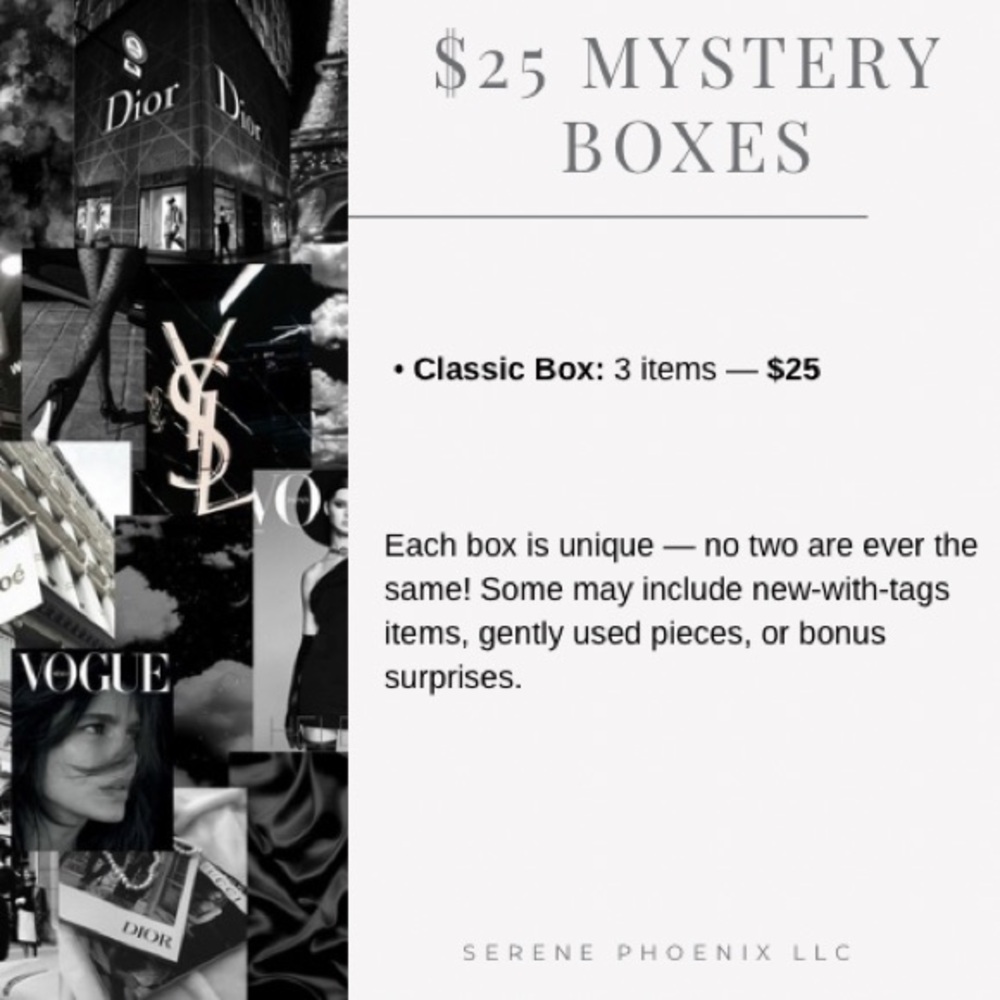 $25 Mystery Boxes